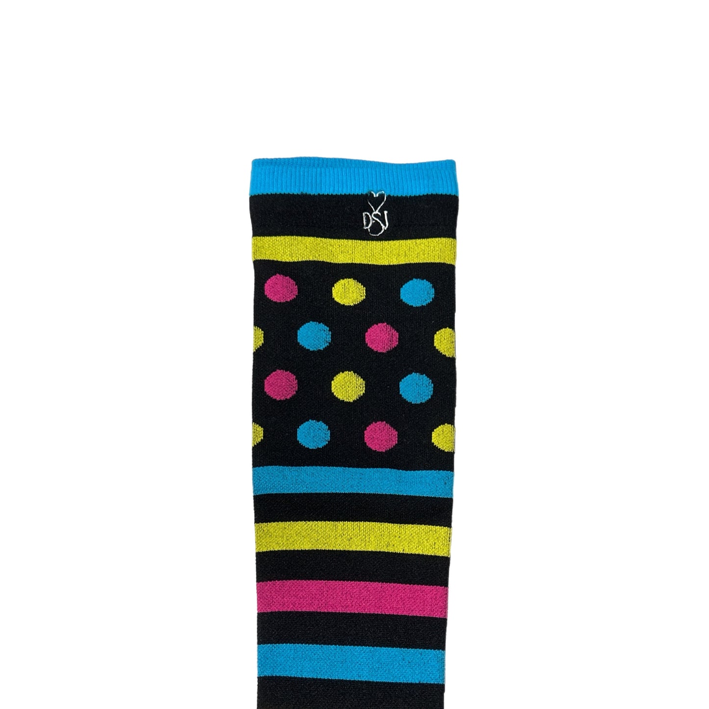 Polka Dots/Stripes Pattern Compression Socks