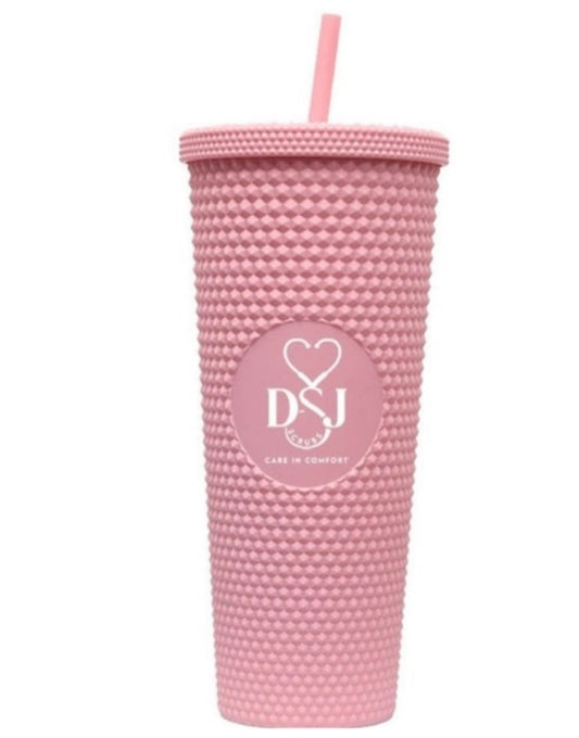 Studded Tumbler Cup Pink